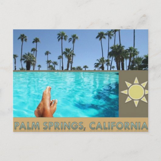 PALM SPRINGS #4 BRIEFKAART (Voorkant)
