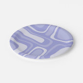 Palm Springs Abstract Patroonlavender Paars Papieren Bordje (Gekanteld)