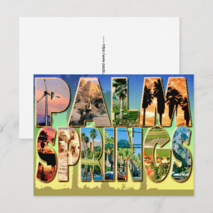 Palm Springs-ansichtkaart Briefkaart