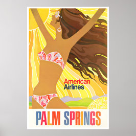 Palm Springs Art Californië Print Amerikaanse Reis