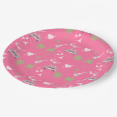 Palm Springs Bachelorette Party Paper Borden Papieren Bordje (Gekanteld)