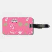 Palm Springs Bachelorette Personalized Bagagelabel (Achterkant horizontaal)