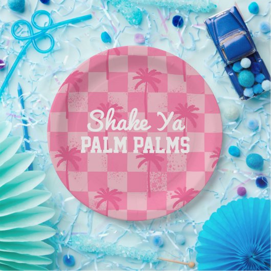 Palm Springs Bachelorette Shake Ya Palm Bord (Feest)