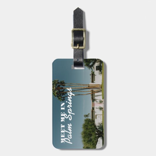 Palm Springs Bagagelabel (Voorkant verticaal)