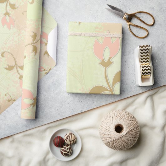 Palm Springs Bloemen Cadeaupapier (Crafts)