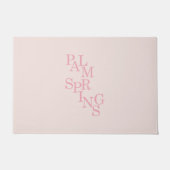 Palm Springs Blush Pink Deurmat (Voorkant)