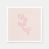 Palm Springs Blush Pink Servet (Voorkant)