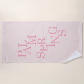 Palm Springs Blush Pink Strandlaken (Voorkant)