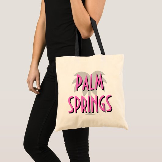 Palm Springs boodschappentas Tote Bag (Voorkant (product))