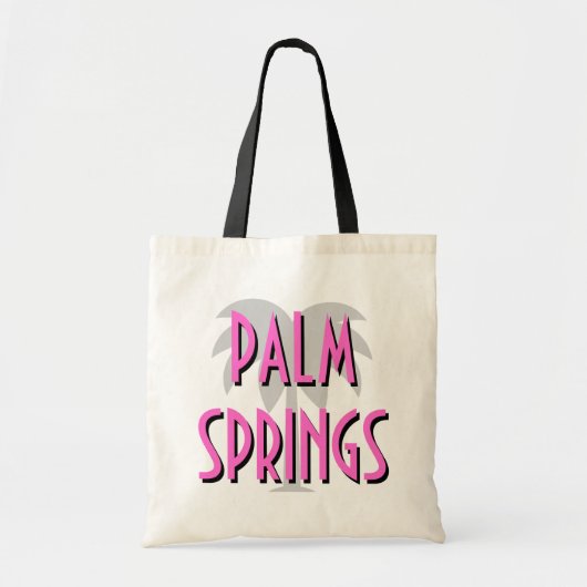 Palm Springs boodschappentas Tote Bag (Voorkant)
