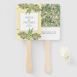 Palm Springs bruiloft gunst Handwaaier