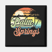 Palm Springs California Beach Vacation Sunset Magneet (Voorkant)