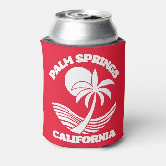 Palm Springs California Blikjeskoeler (Blikje Achterkant)