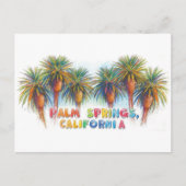 Palm springs california briefkaart (Voorkant)