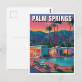 Palm Springs California Briefkaart (Voorkant / Achterkant)