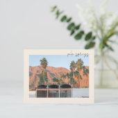 Palm Springs California Briefkaart (Staand voorkant)