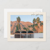 Palm Springs California Briefkaart (Voorkant / Achterkant)