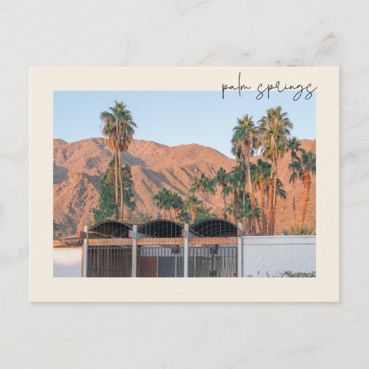Palm Springs California Briefkaart (Voorkant)