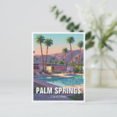 Palm Springs California Briefkaart (Staand voorkant)