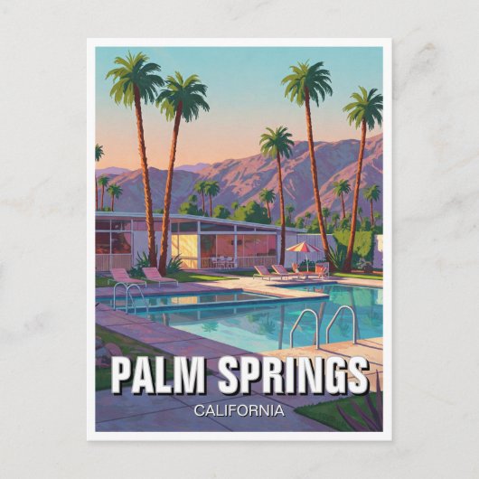 Palm Springs California Briefkaart (Voorkant)
