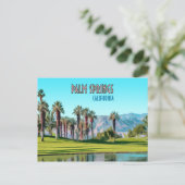 Palm Springs California  Briefkaart (Staand voorkant)