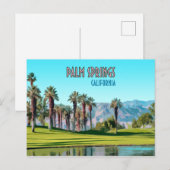 Palm Springs California  Briefkaart (Voorkant / Achterkant)