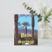 Palm Springs California Briefkaart (Staand voorkant)
