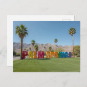 Palm springs california briefkaart (Voorkant / Achterkant)