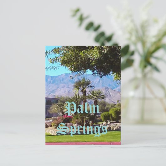 Palm Springs California Briefkaart (Staand voorkant)
