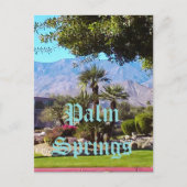 Palm Springs California Briefkaart (Voorkant)