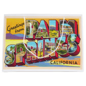 Palm Springs California CA Large Letter Briefkaart Groot Cadeauzakje (Voorkant)