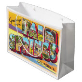 Palm Springs California CA Large Letter Briefkaart Groot Cadeauzakje (Achterkant Gekanteld)
