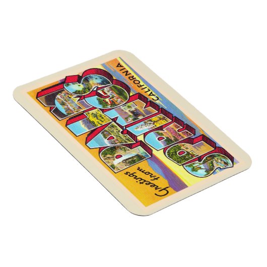 Palm Springs California CA Large Letter Briefkaart Magneet (Rechterzijde)