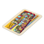 Palm Springs California CA Large Letter Briefkaart Magneet (Linkerzijde)