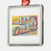 Palm Springs California CA Large Letter Briefkaart Metalen Ornament (Links)
