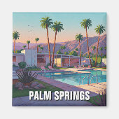 Palm Springs California Magneet (Voorkant)