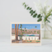 Palm Springs California - Mideeuw Modern Briefkaart (Staand voorkant)