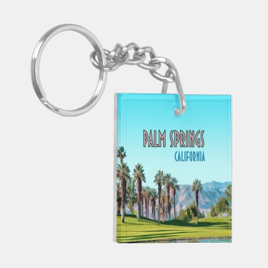 Palm Springs California  Sleutelhanger (Voorkant Links)