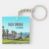 Palm Springs California Sleutelhanger (Achterkant)