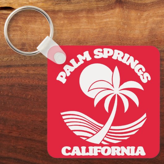 Palm Springs California Sleutelhanger (Voorkant)