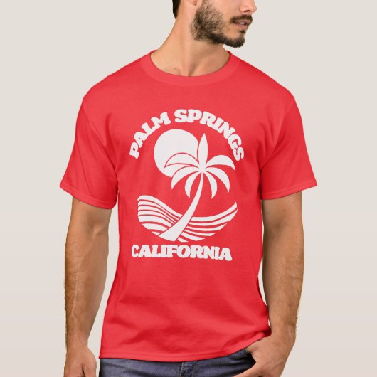 Palm Springs California T-shirt (Voorkant)
