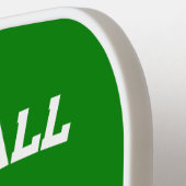 Palm Springs California US Green and White Custom Pickleball Paddle (Links Detail)