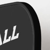 Palm Springs California US Zwart-wit Custom Pickleball Paddle (Links Detail)