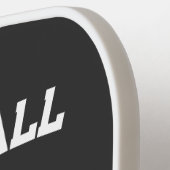 Palm Springs California US Zwart-wit Custom Pickleball Paddle (Links Detail)