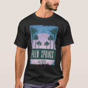 Palm Springs California  Vaporwave Retro T-shirt