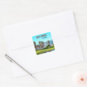 Palm Springs California  Vierkante Sticker (Envelop)