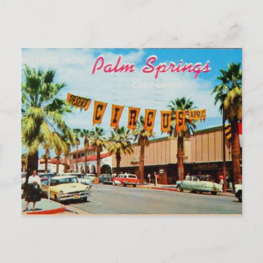Palm Springs, California - Vintage Postcard Briefkaart (Voorkant)