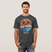 Palm Springs    CaliforniaRetro Palm Tree T-shirt (Voorkant volledig)
