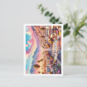 Palm Springs Californië Amerikaanse Beroemde Plaat Briefkaart (Staand voorkant)