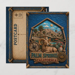 Palm Springs Californië Ansichtkaart Vintage Reis Briefkaart